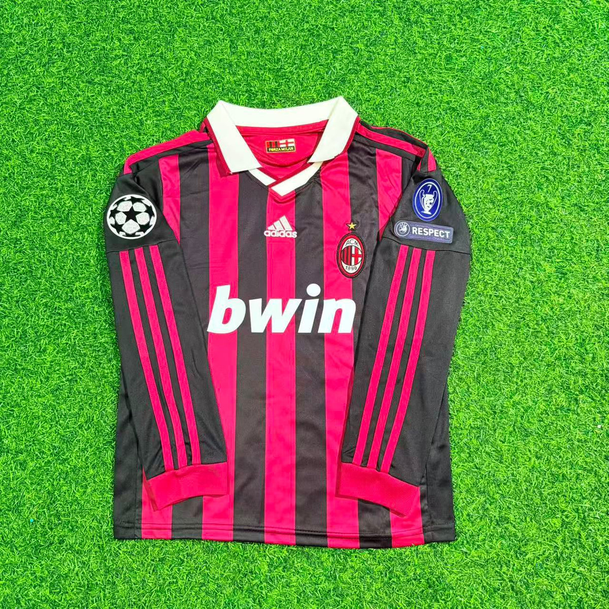 Zlatan Ibrahimovic AC Milan Long Sleeve Football Jersey